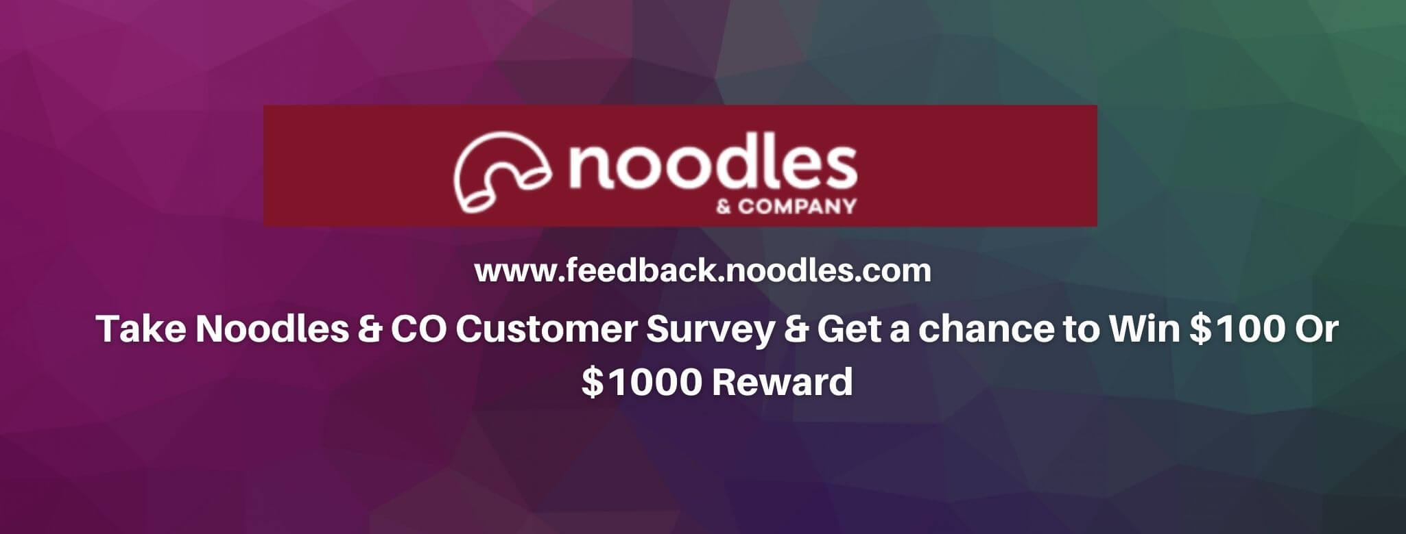 Feedback.noodles.com Survey