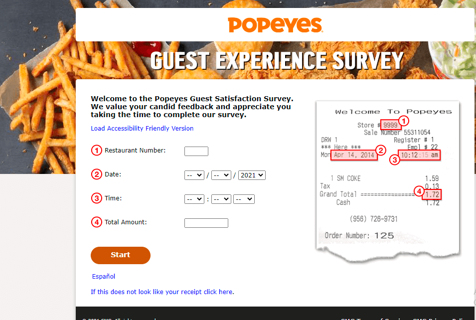 tellpopeyes survey
